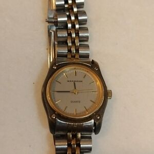Vintage Wakmann Quartz Speidel Two tone gold and Stainless steel Hong Kong